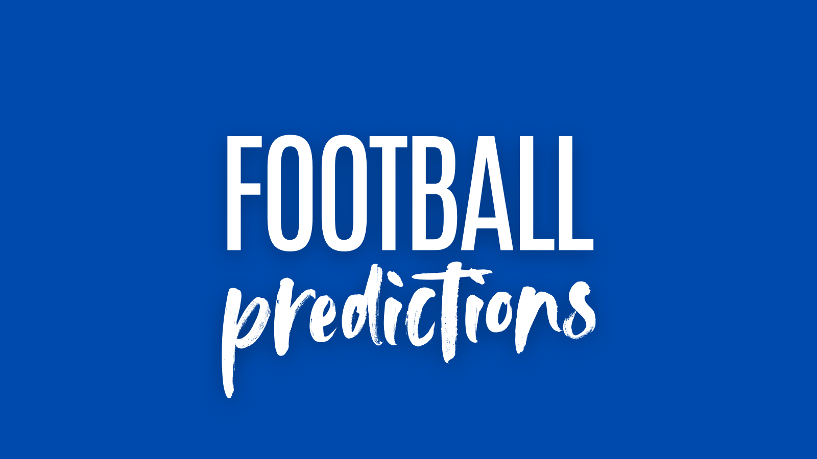 football predictions